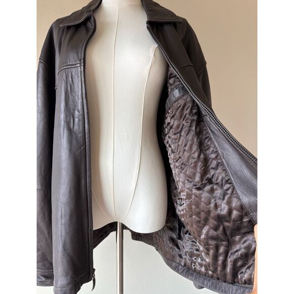 liz claiborne vintage y2k lambskin leather jacket - Picture 4 of 11
